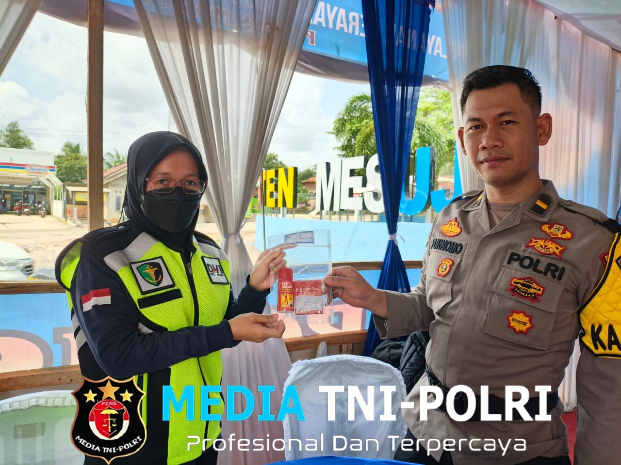 Kasidokkes Polres Mesuji Berikan Layanan Kesehatan bagi Personel Pengamanan OPS Ketupat Krakatau 2026