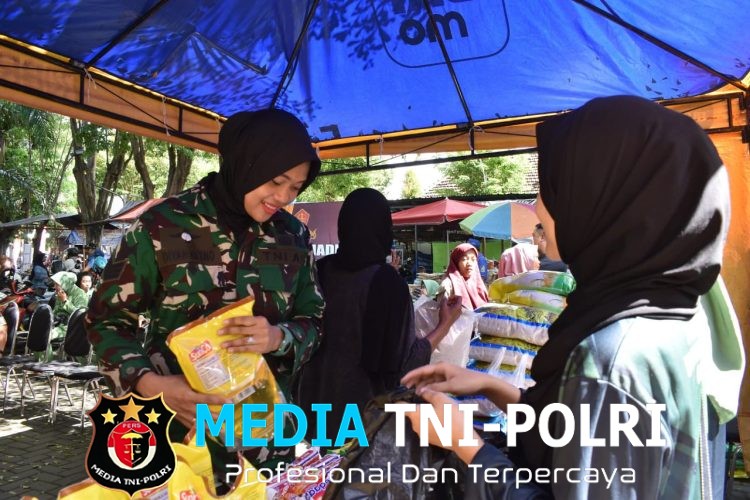 Jelang Idul Fitri 1447 H, Kodim 0825 Banyuwangi Gelar Bazar Murah Ramadhan, Warga Serbu Pasar Banyuwangi