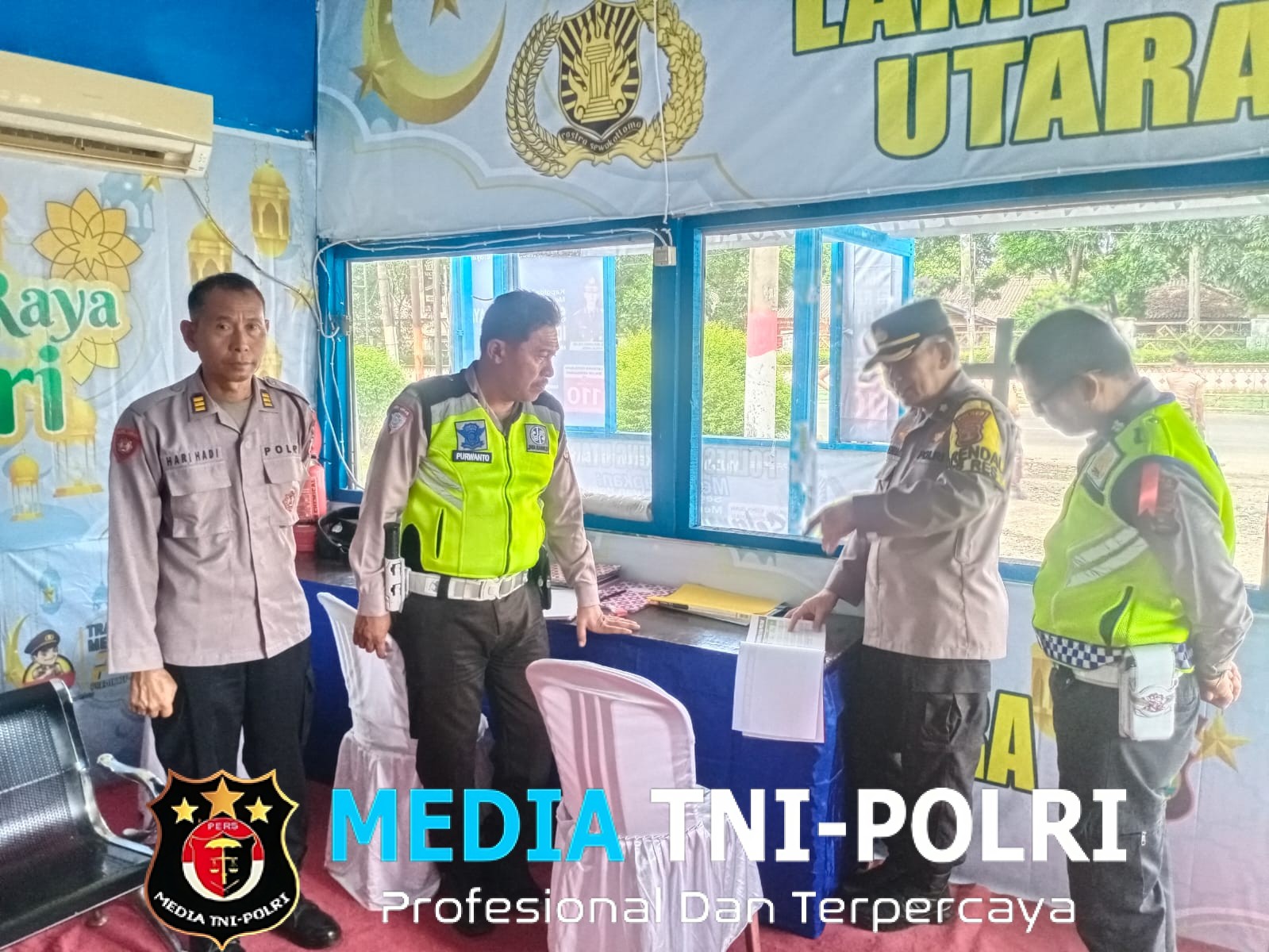 Pastikan Personel Siap, Karendal Ops Ketupat Krakatau 2026 Polres Lampung Utara Cek Kesiapan Pospam dan Posyan