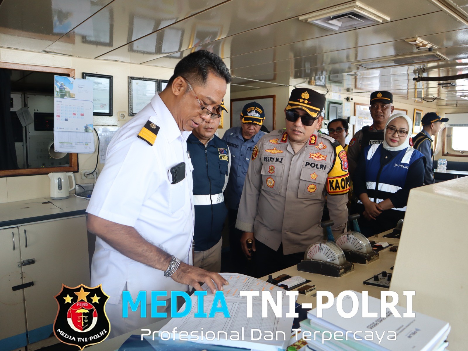 Kapolres Kotim Memastikan Keberangkatan Kapal KM Leuser, Jumlah Penumpang Sesuai Kapasitas Kapal