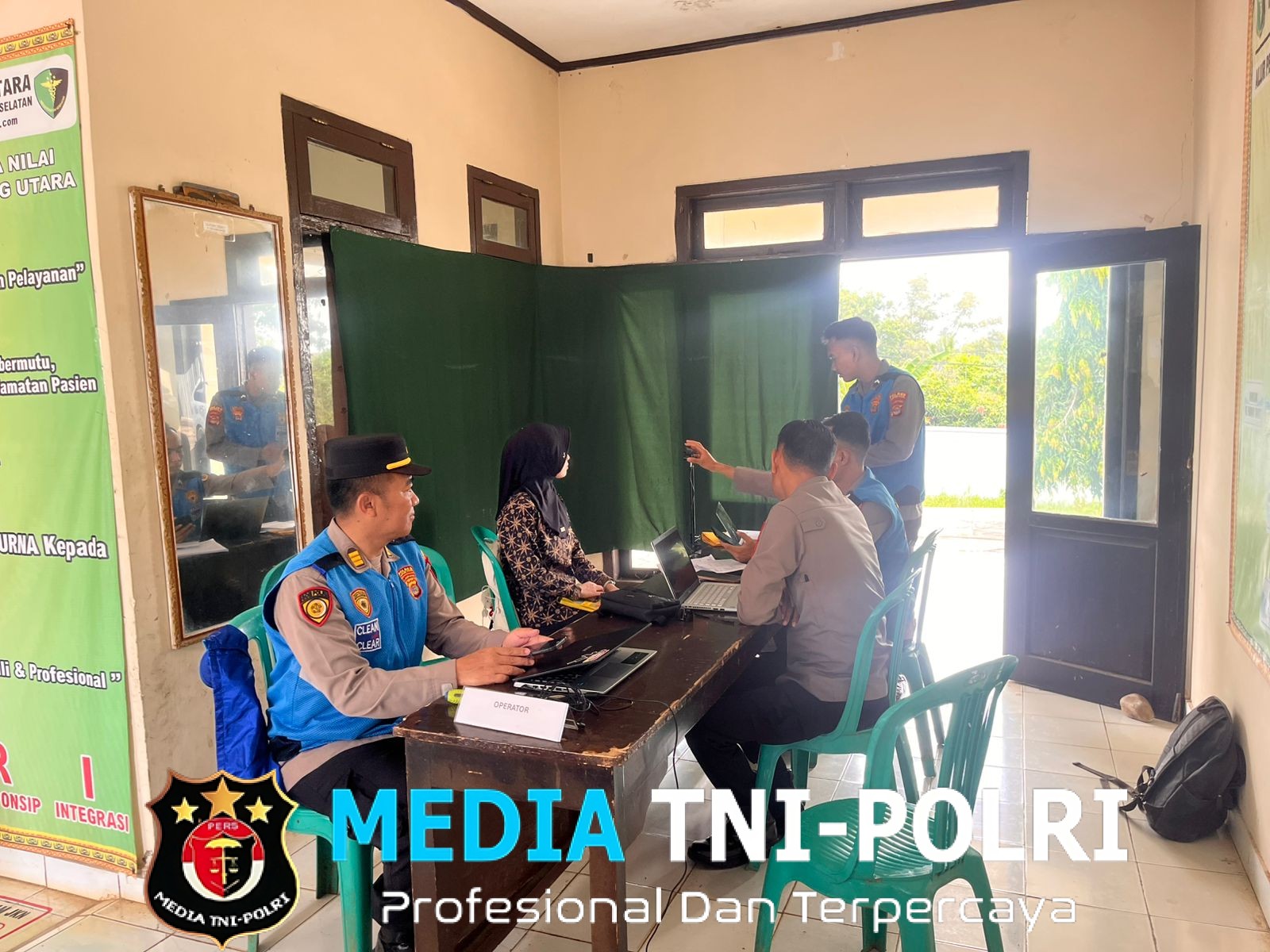 Polres Lampung Utara Cek Pelaksanaan Pendaftaran Online dan Verifikasi Calon Bintara-Tamtama Polri 2026