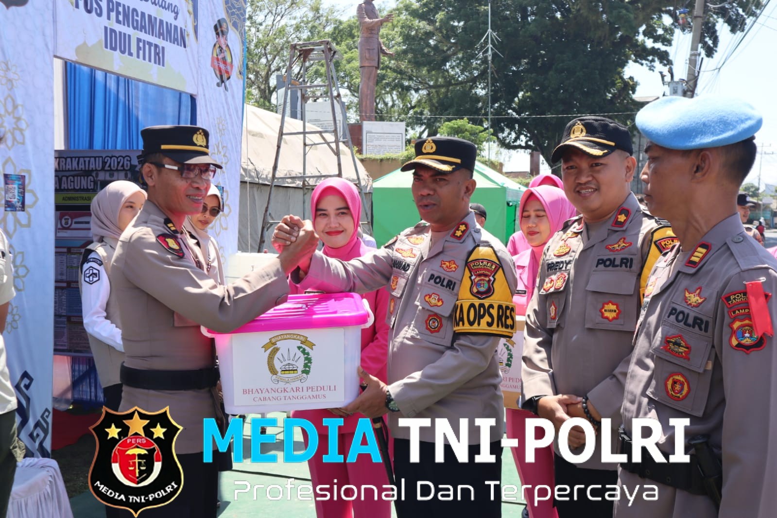 Kapolres Tanggamus Tinjau Posyan dan Pospam Operasi Ketupat Krakatau 2026