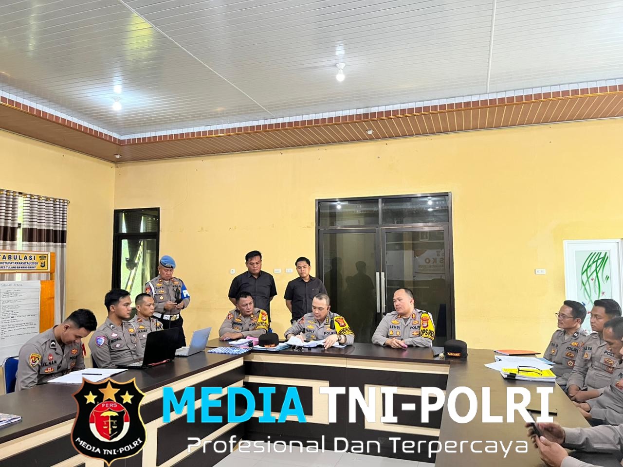 Karo Ops Polda Lampung Pengecekan Kesiapsiagaan di Mako Polres Tulang Bawang Barat, Pastikan Kesiapan Optimal Ops Ketupat Krakatau 2026