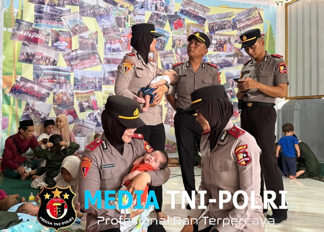 Siswa SIP Angkatan 55 Resimen DDP Polda Lampung Gelar Bakti Sosial Nusantara Ramadhan Penuh Berkah