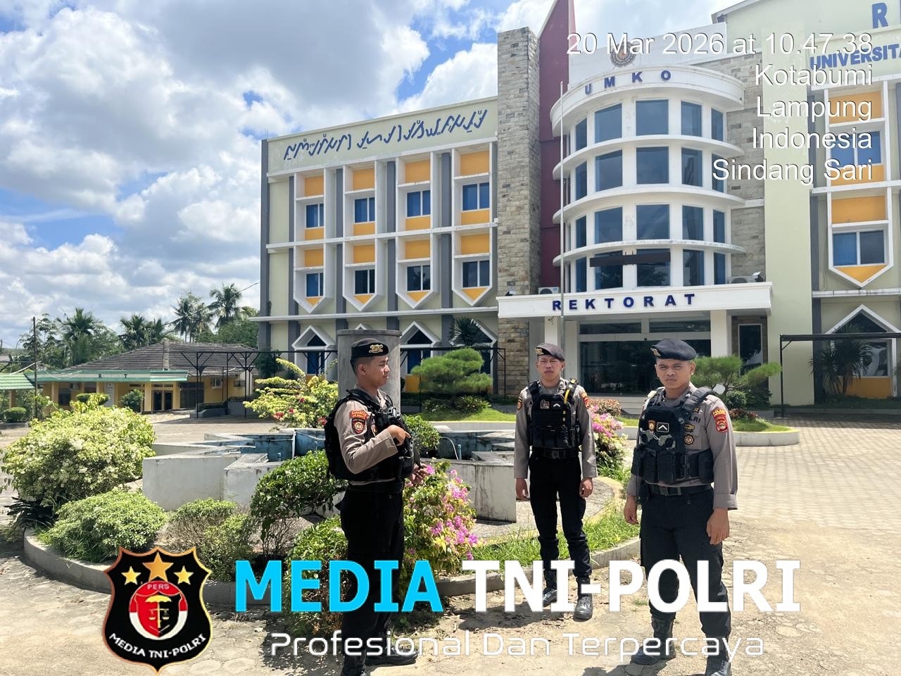 Polres Lampung Utara amankan Sholat Idul Fitri 1447 H Warga Muhammadiyah