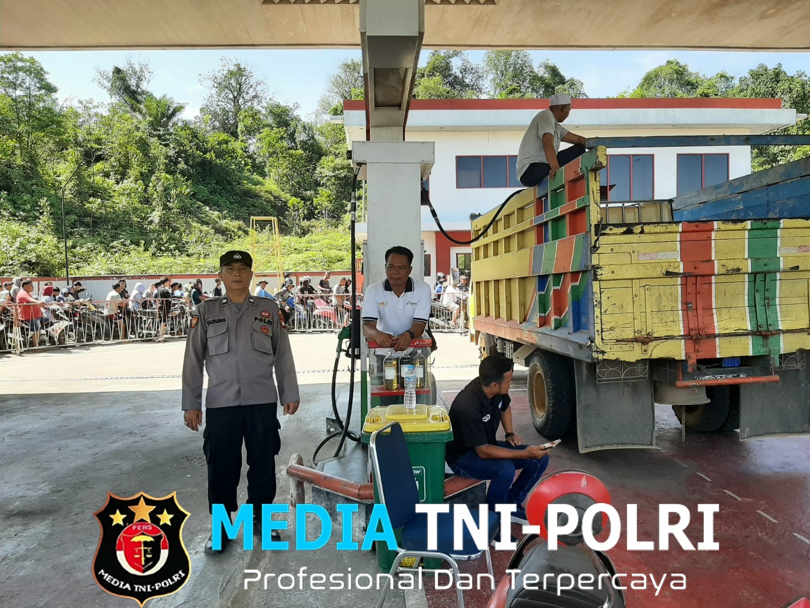 Cegah Kecurangan BBM, Polisi Intensifkan Patroli di SPBU Mandor