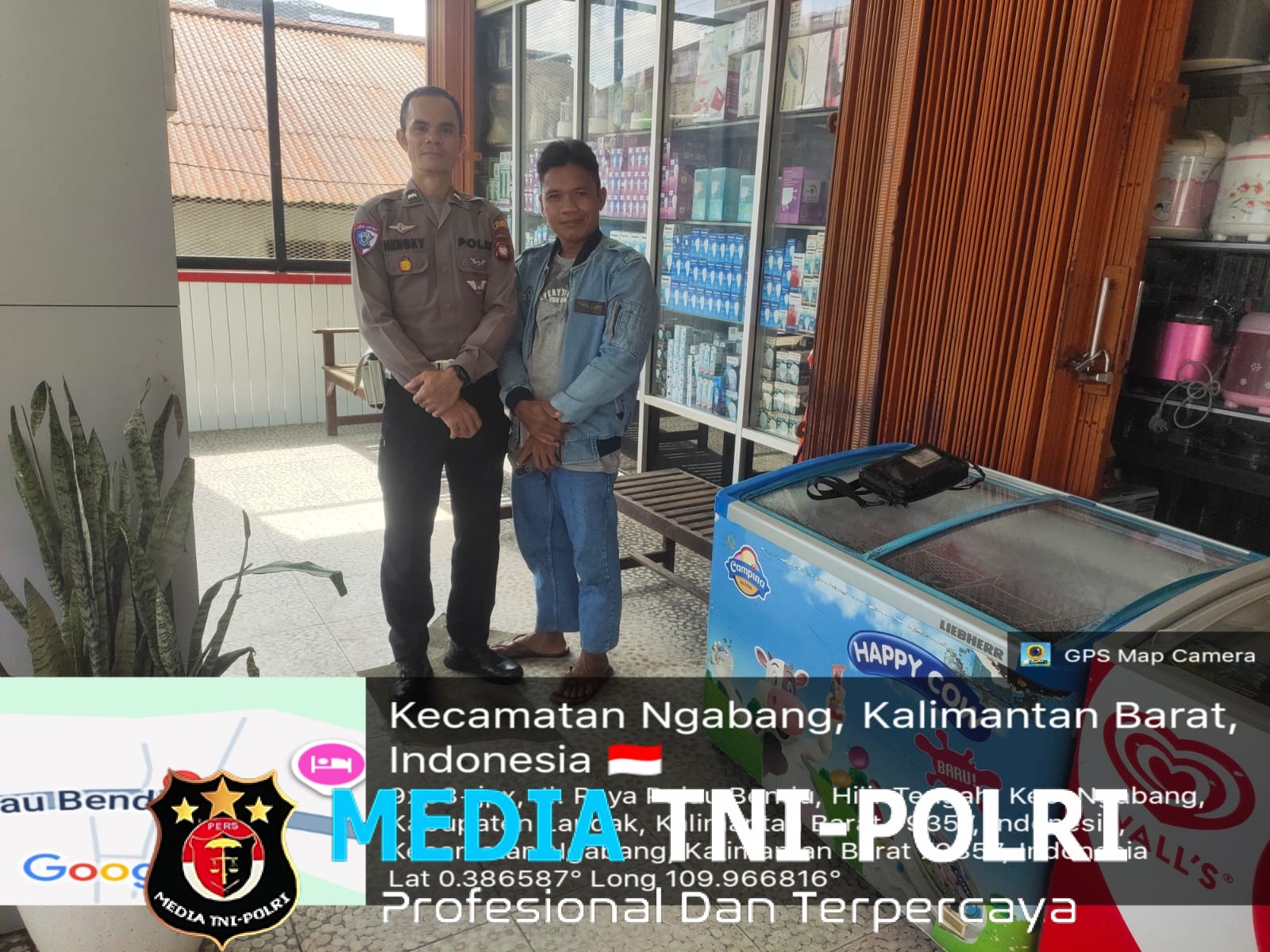 Untuk Memastikan Situasi Diwilayahnya Dalam Keadaan Kondusif Personil Laksanakan Patroli Dialogis