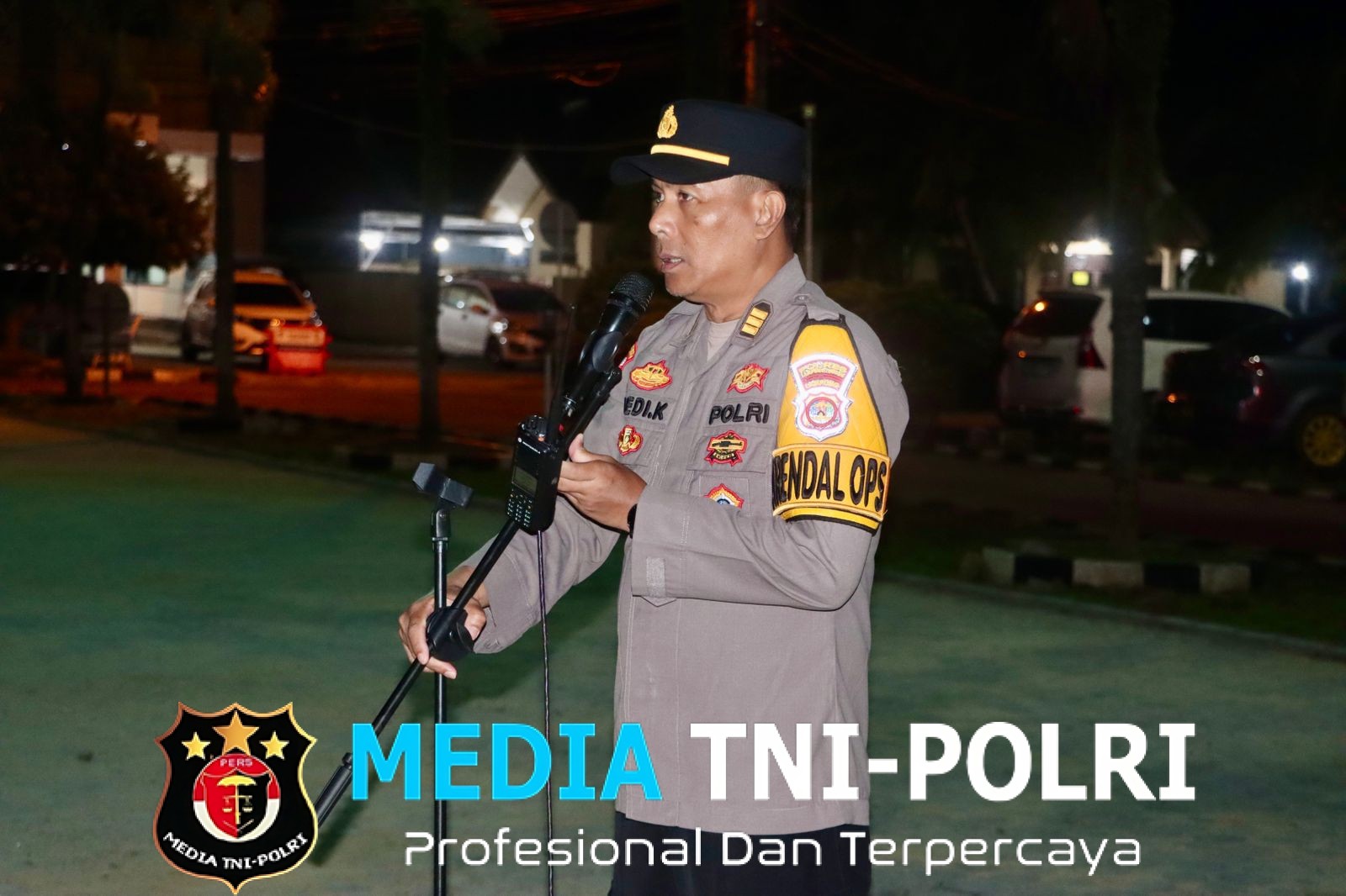 Polres Lampung Tengah Gelar Apel Pengamanan dan Patroli Skala Besar pada Malam Takbir Idul Fitri 1447 H
