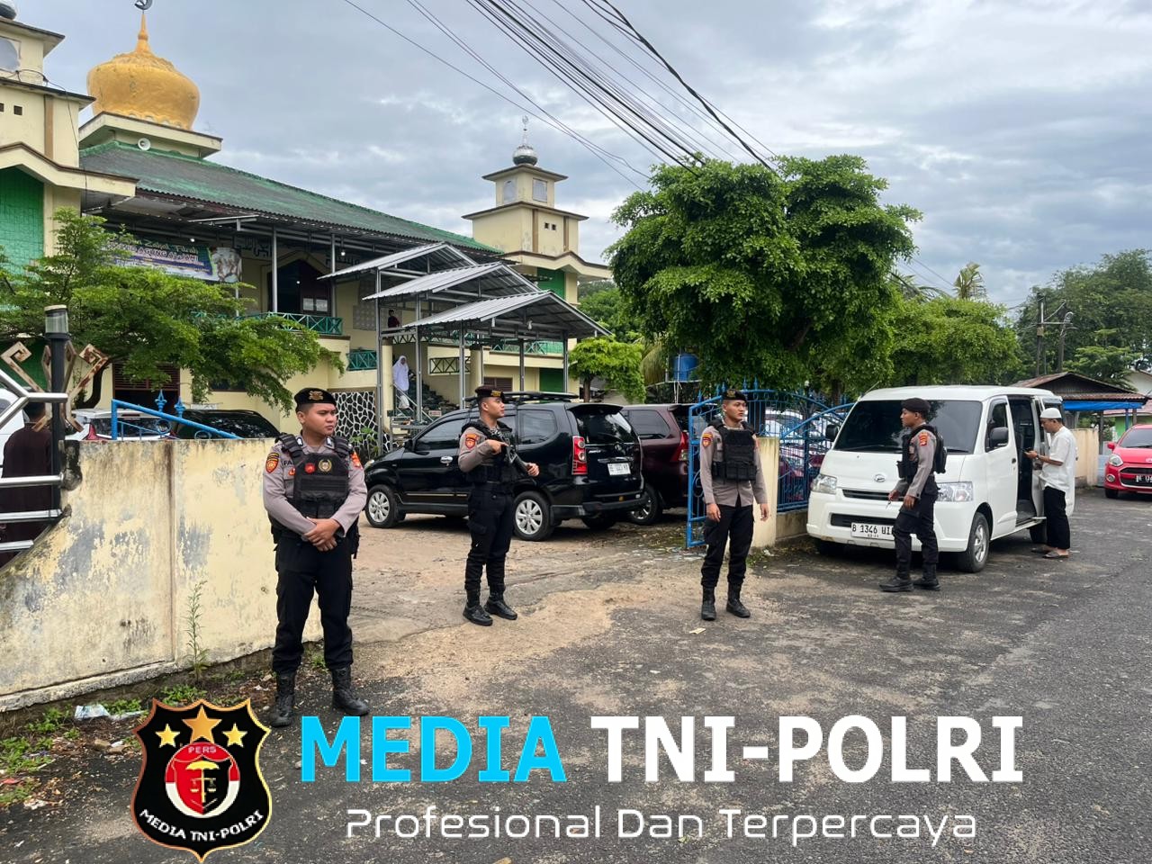 Bentuk Pelayanan Polri, Polres Lampung Utara Amankan Sholat Idul Fitri 1447 H di Sejumlah Titik