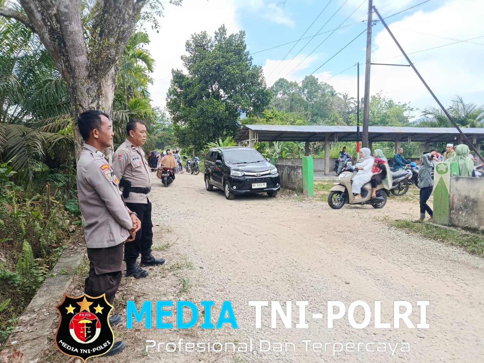 Pengamanan Sholat Idul Fitri 1447 H di Kecamatan Menjalin Berlangsung Aman dan Kondusif