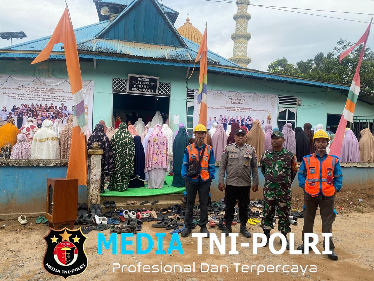 Masjid Silaturrahim Dijaga Ketat, Sholat Id Berlangsung Aman dan Lancar