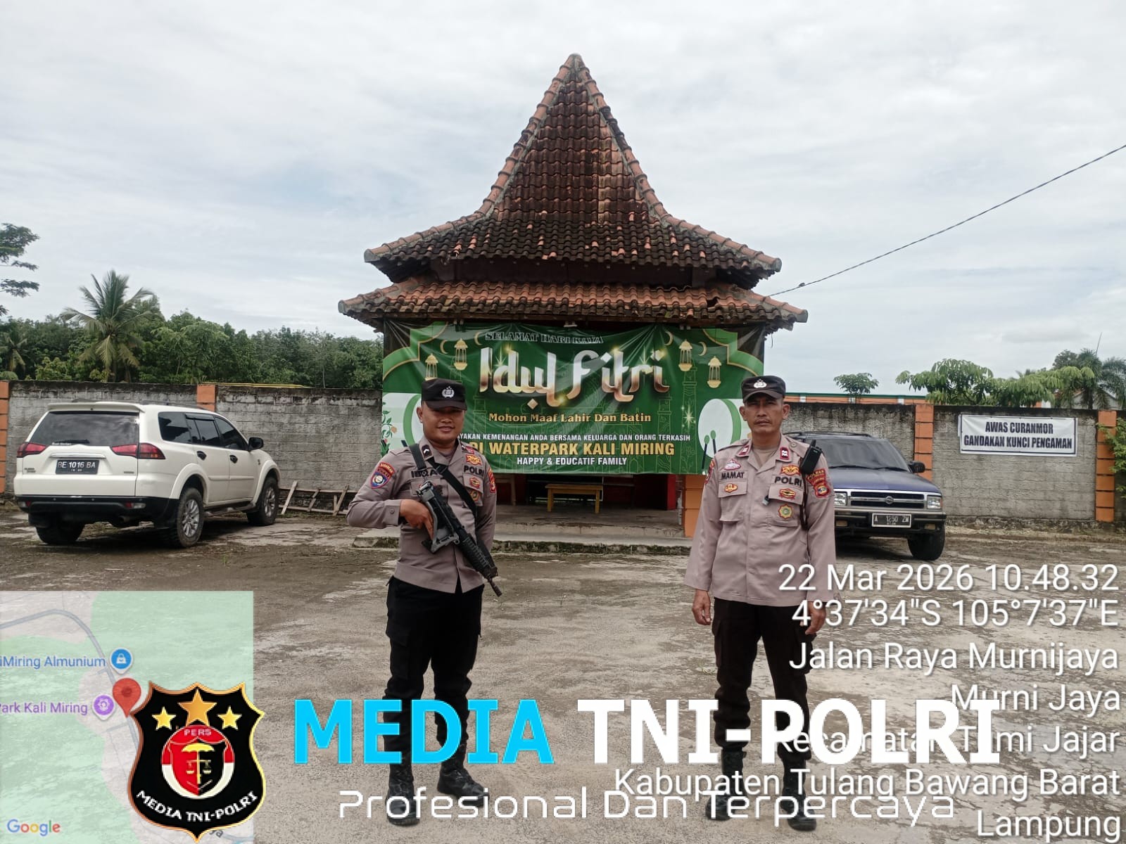 Momen Libur Panjang Idul Fitri 1447 H, Polres Tulang Bawang Barat dan Jajaran Amankan Tempat Destinasi Wisata