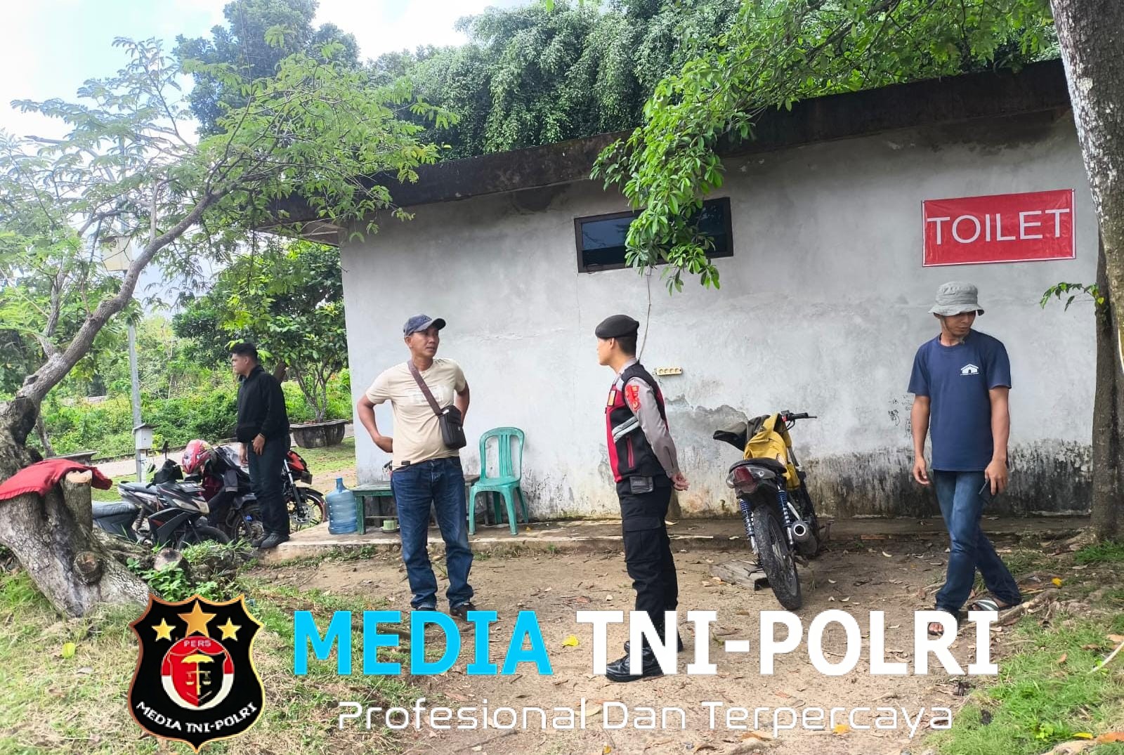 Patroli Wisata Lebaran, Pospam Islamic Center Polres Tulang Bawang Barat Pastikan Keamanan Pengunjung