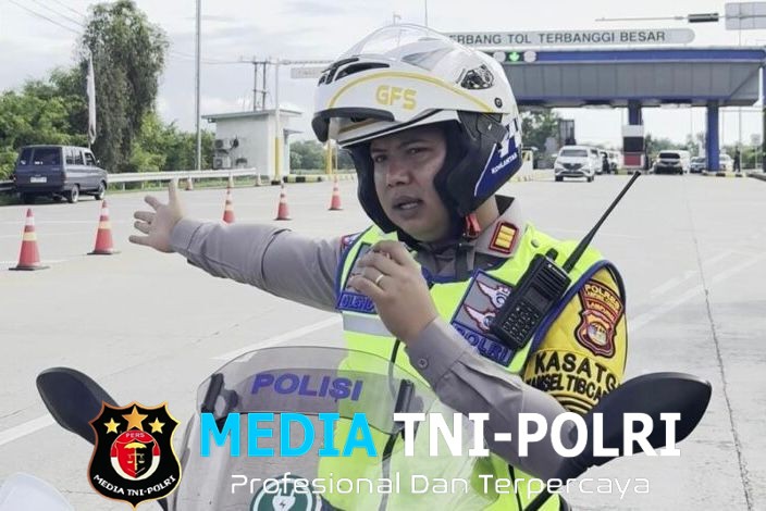 Arus Balik Memuncak, Satlantas Polres Lampung Tengah All Out Jaga Kelancaran Lalu Lintas