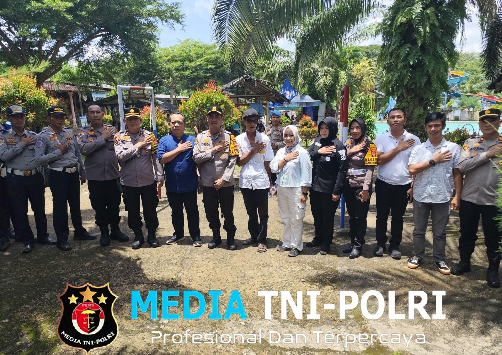 Kapolres Lampung Utara Pimpin Langsung Patroli Objek Wisata