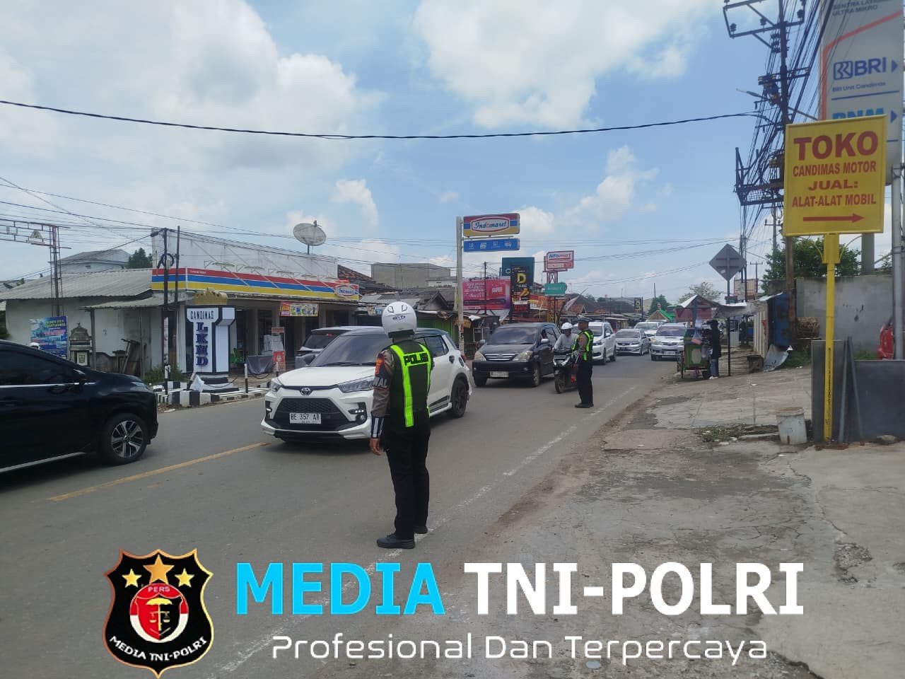 Antisipasi Lonjakan Arus Balik Lebaran, Polres Lampung Utara Siagakan Personel di Titik Rawan Kemacetan
