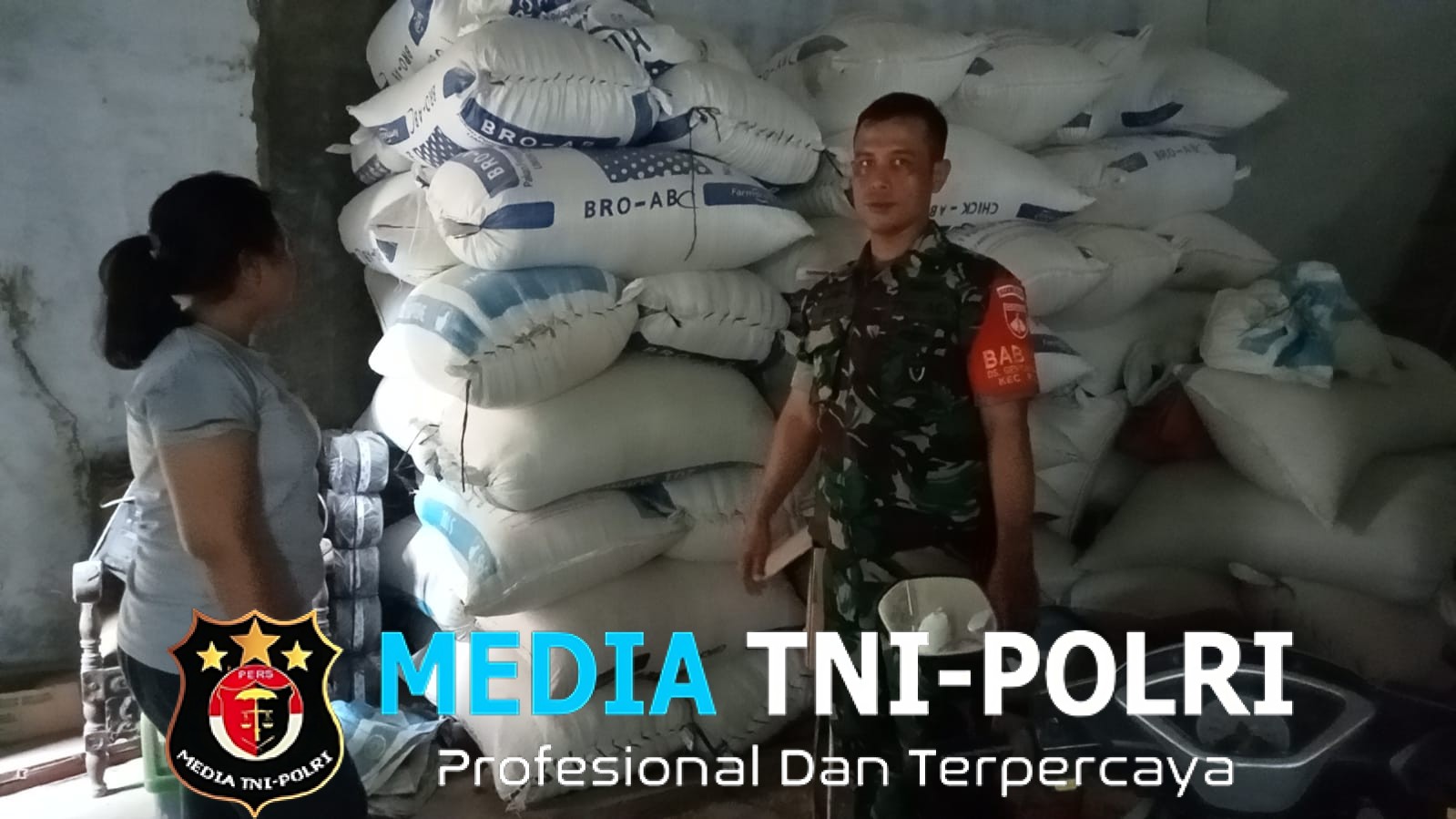 Babinsa Cek Stok Beras Pasca Lebaran, Pastikan Ketersediaan Aman dan Harga Stabil