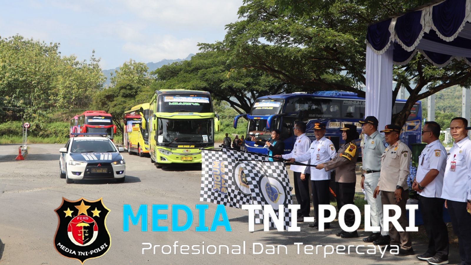 Pelepasan Arus Balik Mudik Gratis di Wonogiri, 6 Bus Diberangkatkan dari Terminal Giri Adipura