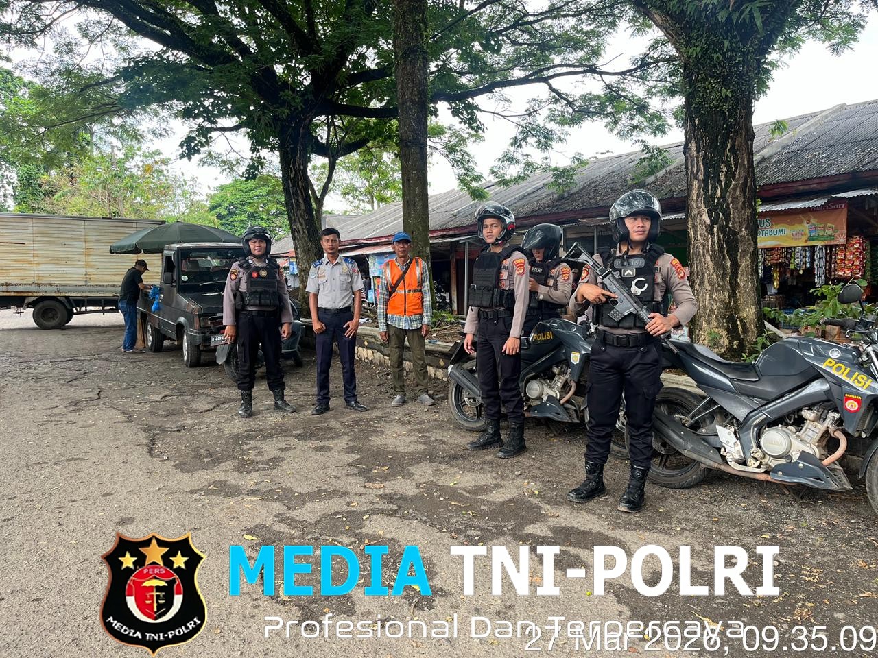 Patroli Presisi, Polres Lampung Utara Pantau Kamtibmas di Jalinsum