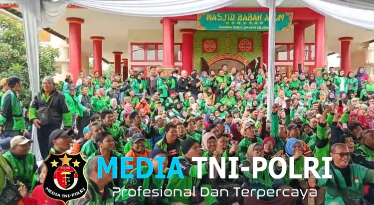 Babah Alun Gelar Halal Bihalal untuk 600 Ojol, Ingin Jadi Bapak Angkat Seluruh Ojol Indonesia