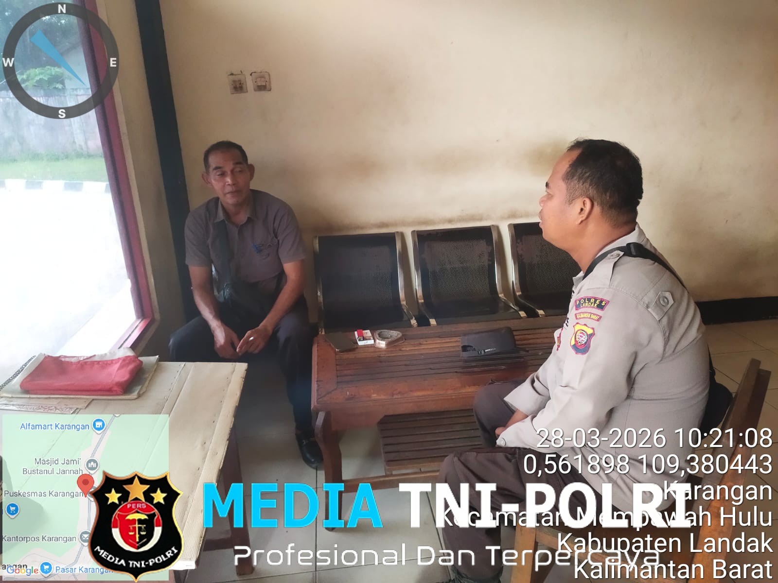 Personel Polsek Mempawah Hulu Tingkatkan Patroli Kamtibmas di Siang Hari