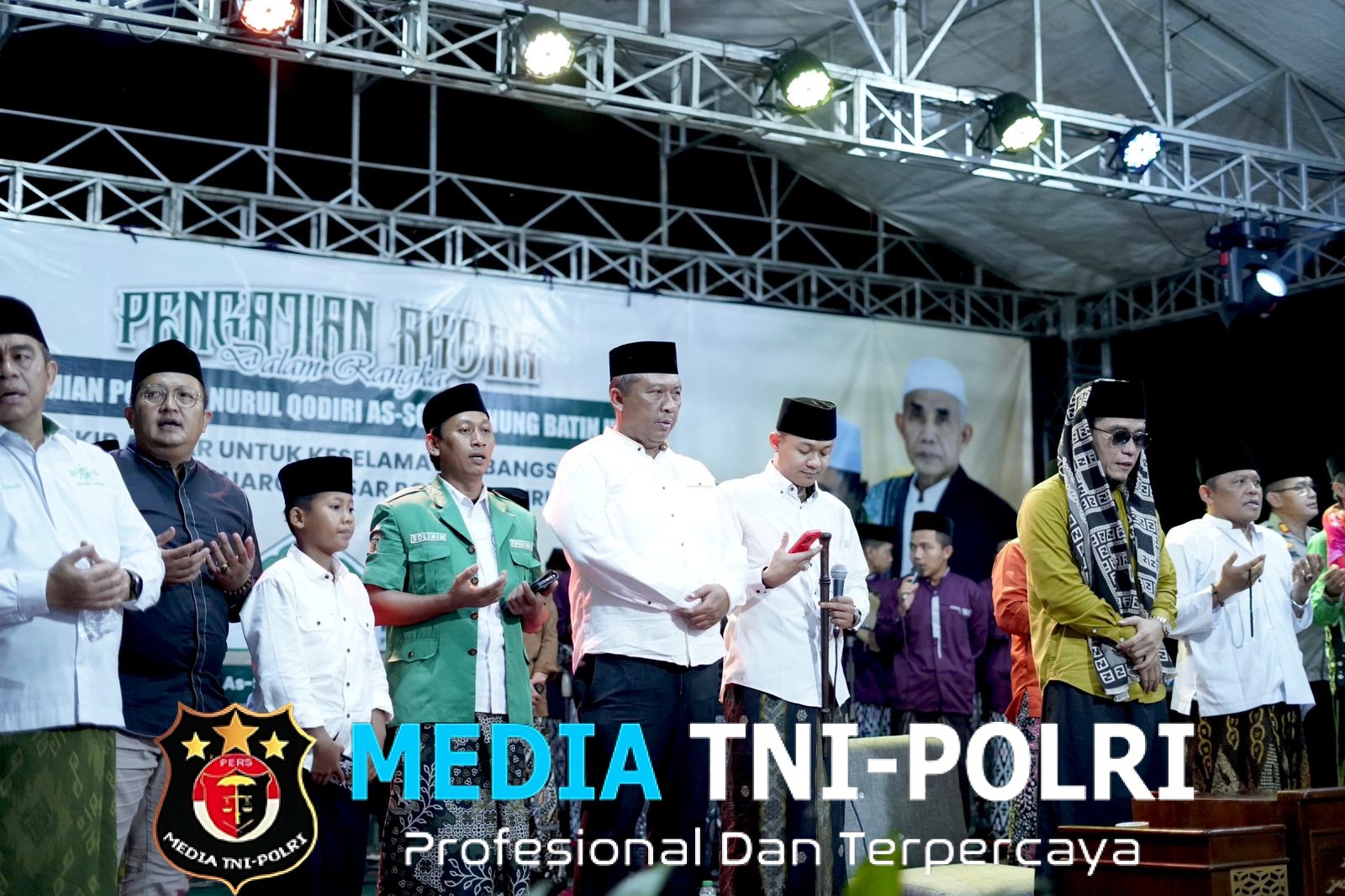 Sinergi TNI–Polri dan Unsur Terkait, Pengajian Akbar di Lampung Tengah Berlangsung Aman dan Khidmat