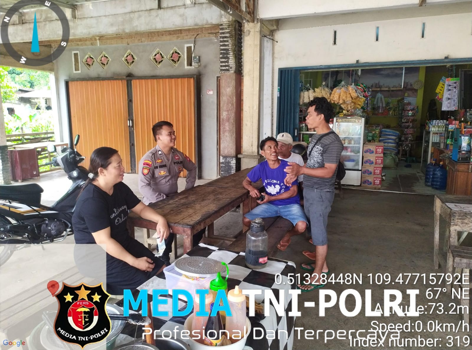 Personel Subsektor Sompak Sambangi Warga, Sampaikan Pesan Kamtibmas