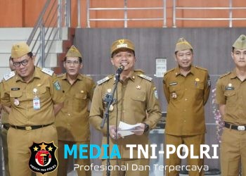 Pemkab Pringsewu Gelar Apel Dan Halal Bilhalal Idulfitri