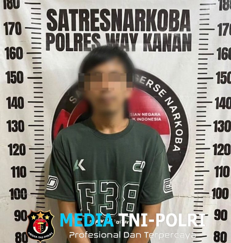 Diduga Edarkan Sabu 6,52 Gram, Seorang Pria Asal Way Kanan Dibekuk Polisi