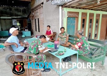 Babinsa Laksanakan Pendataan Ulang Geografi, Demografi, dan Kondisi Sosial Masyarakat