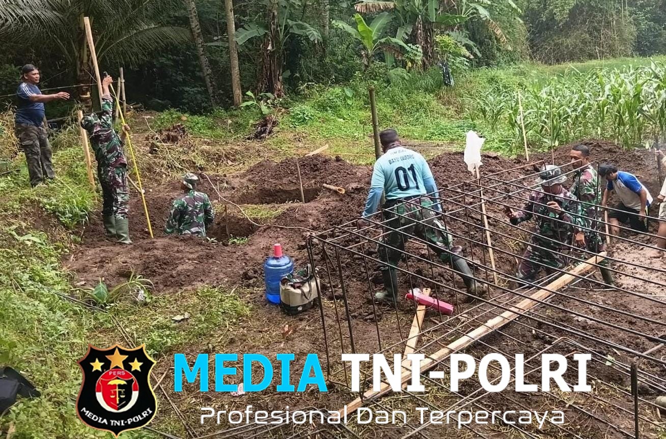 Sinergi TNI dan Warga, Pembangunan Jembatan Gantung Perintis Garuda di Kalipare Tingkatkan Akses dan Ekonomi Desa