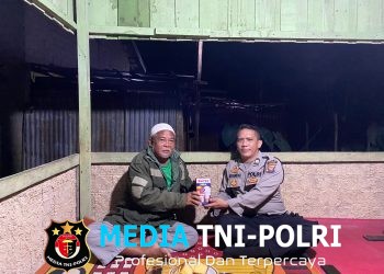 Satbinmas Polres Landak Laksanakan Pengecekan Pos Kamling di Dusun Sri Bernian