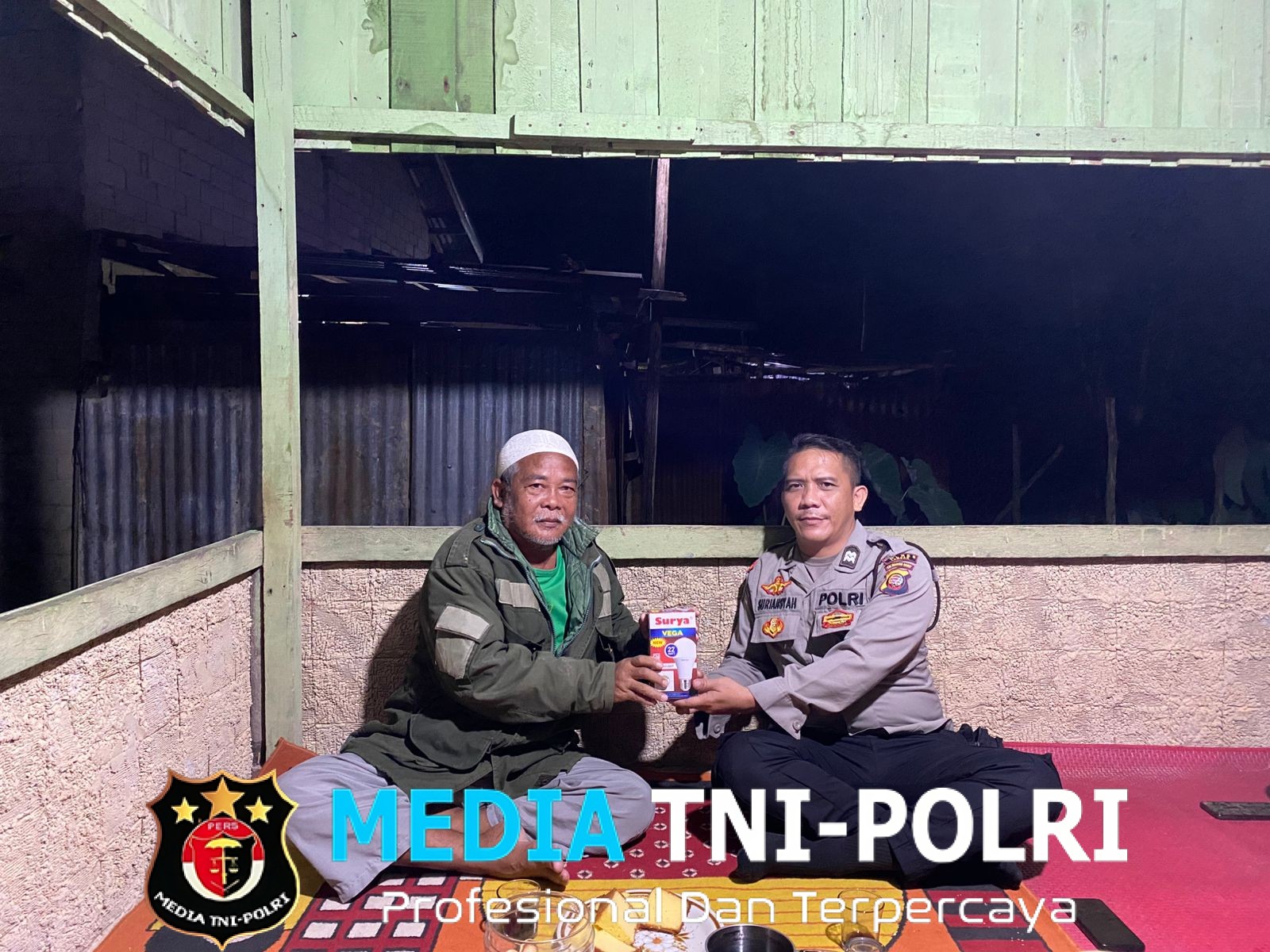 Satbinmas Polres Landak Laksanakan Pengecekan Pos Kamling di Dusun Sri Bernian