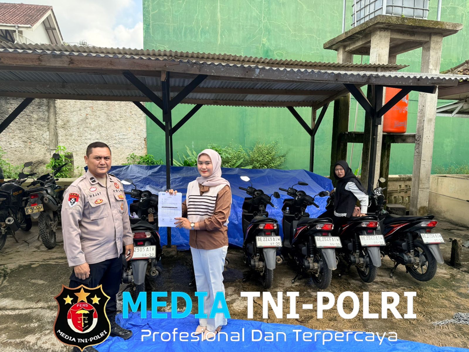 Usai Mudik Lebaran, Warga Mulai Ambil Kendaraan Titipan di Polres Pringsewu dan Polsek Jajaran