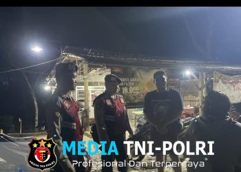 Jaga Kamtibmas dari gangguan Polres Mesuji Perkuat Patroli Malam di Titik Rawan