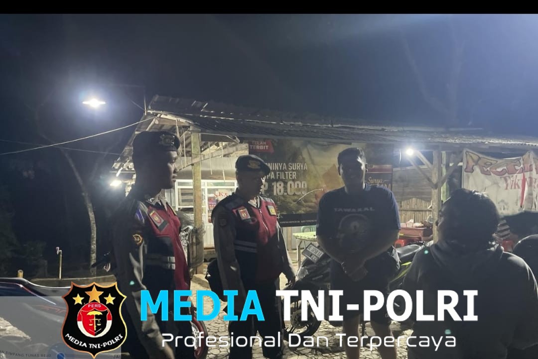 Jaga Kamtibmas dari gangguan Polres Mesuji Perkuat Patroli Malam di Titik Rawan