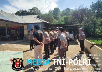 Ini Arahan Kapolsek Menyuke Kepada Anggota Saat Pelaksanaan Apel Pagi