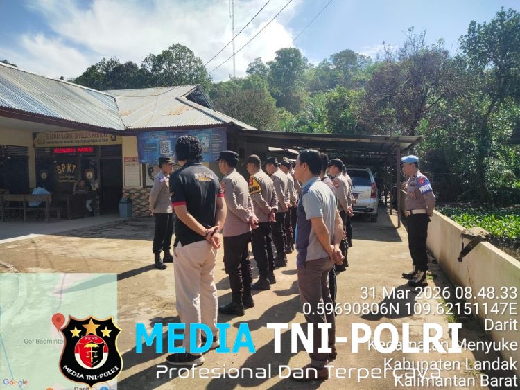 Ini Arahan Kapolsek Menyuke Kepada Anggota Saat Pelaksanaan Apel Pagi