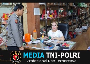 Jaga Keamanan Siang Hari, Polisi Datangi Toko dan Ingatkan Waspada Kriminalitas