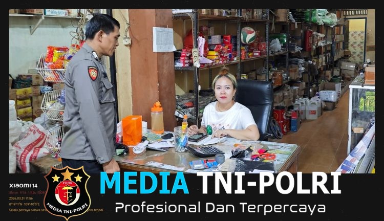 Jaga Keamanan Siang Hari, Polisi Datangi Toko dan Ingatkan Waspada Kriminalitas