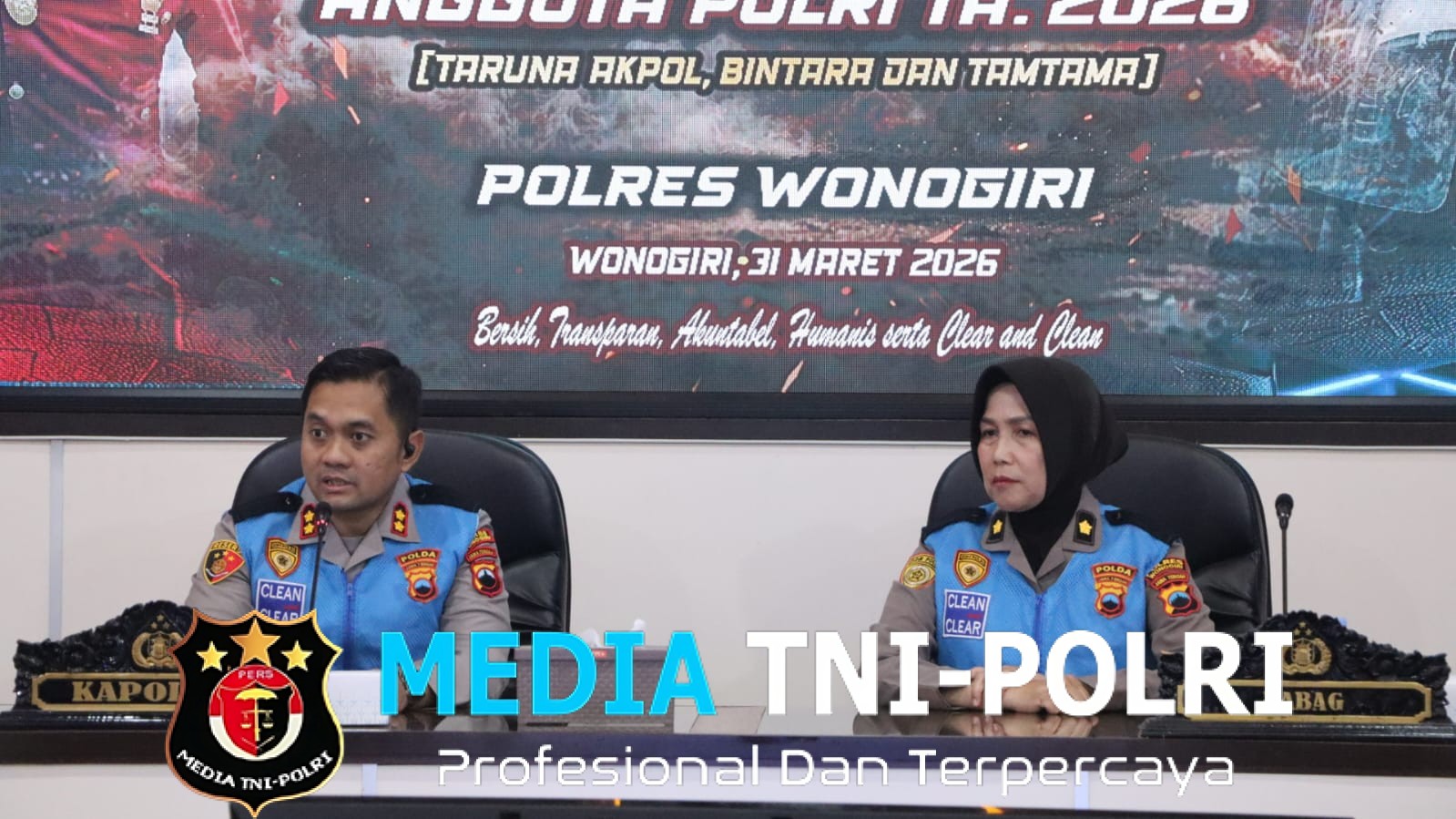 Polres Wonogiri Teguhkan Komitmen Bersih dan Transparan dalam Penerimaan Anggota Polri TA 2026