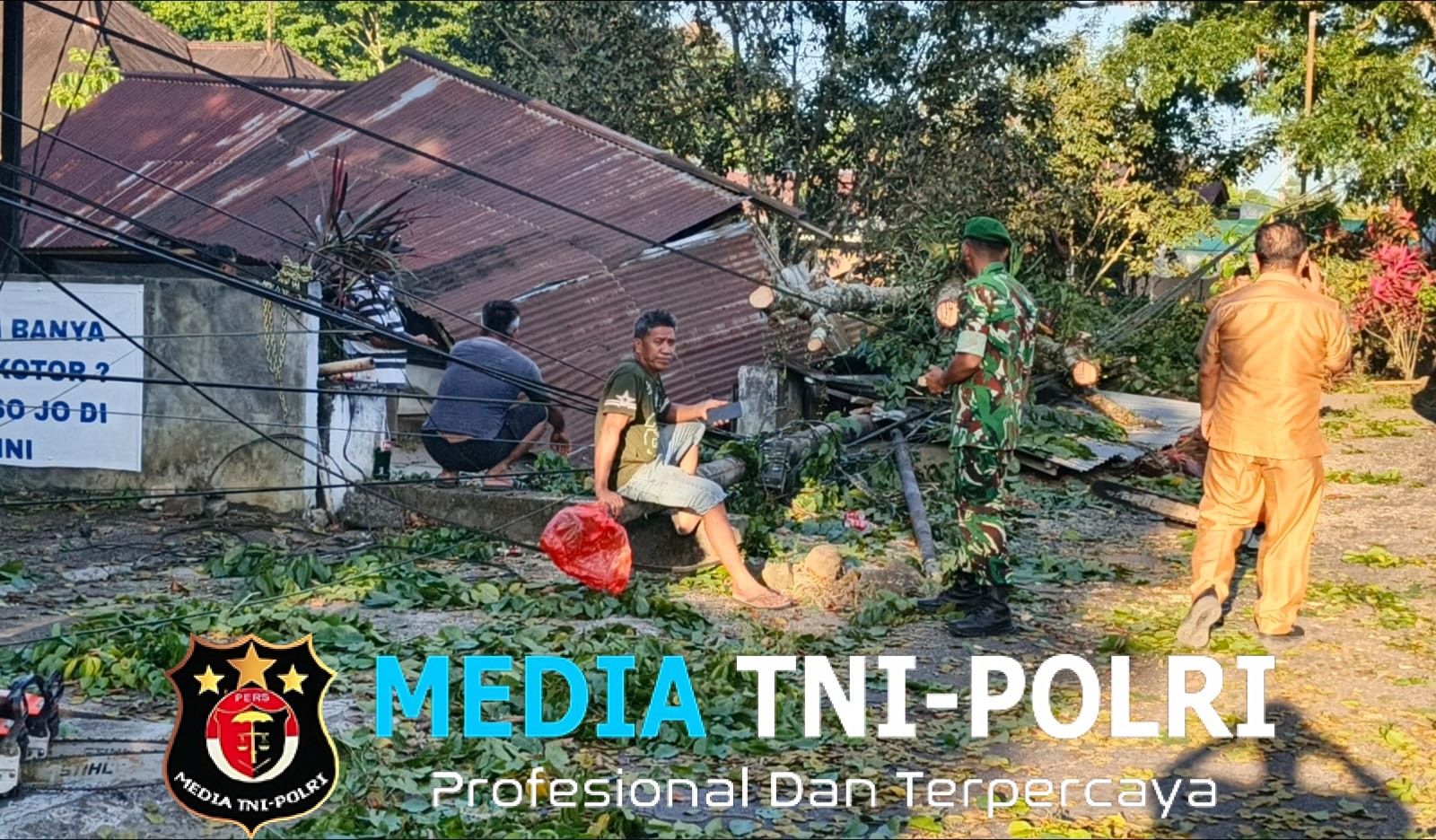 Atas Kesigapan Babinsa Jajarannya Atasi Bencana Pohon Tumbang, Dandim 1310/Bitung Beri Apresiasi