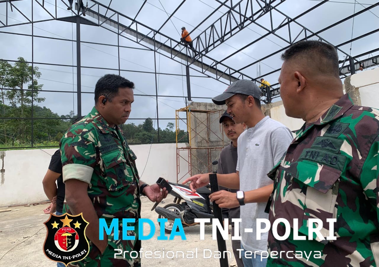 Dandim Wonogiri Cek Langsung Pembangunan Gedung KDKMP di Bubakan Gitimarto