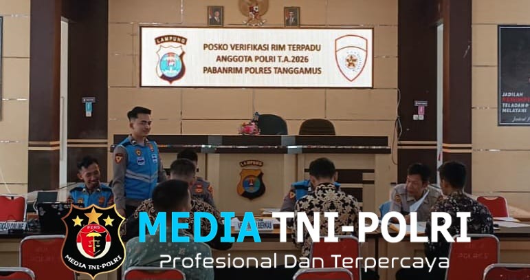 Polres Tanggamus Gelar Penandatanganan Pakta Integritas Penerimaan Polri 2026