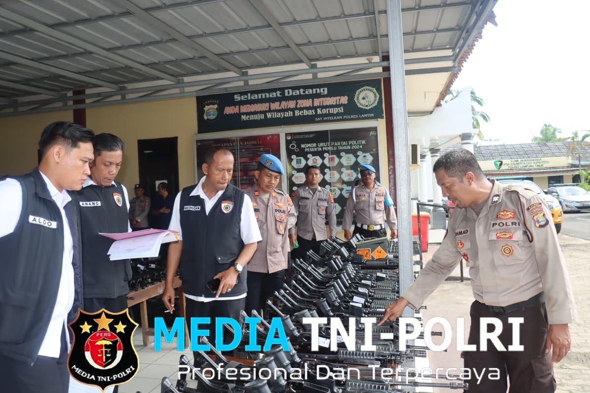 Cek Kesiapan Operasional, Tim Itwasda Polda Lampung Sidak Logistik di Polres Lampung Timur