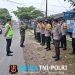 Pengamanan Pemberangkatan Warga PSHW Sutojayan Berjalan Aman Menuju Halal Bihalal Di Pemkab Blitar