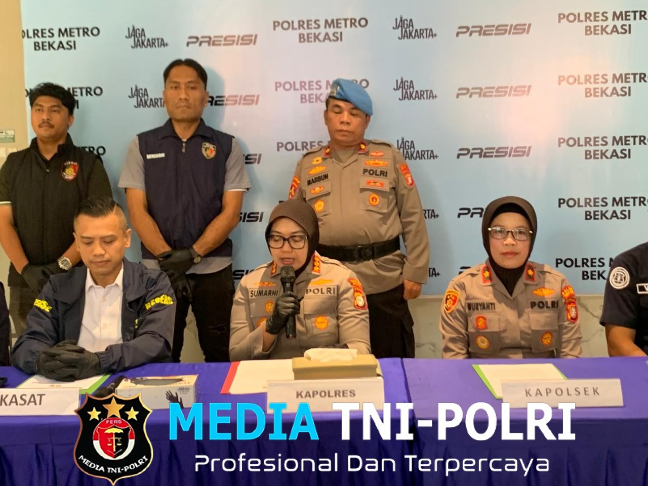 Gerak Cepat Polres Metro Bekasi, Tiga Pelaku Penyiraman Air Keras Ditangkap