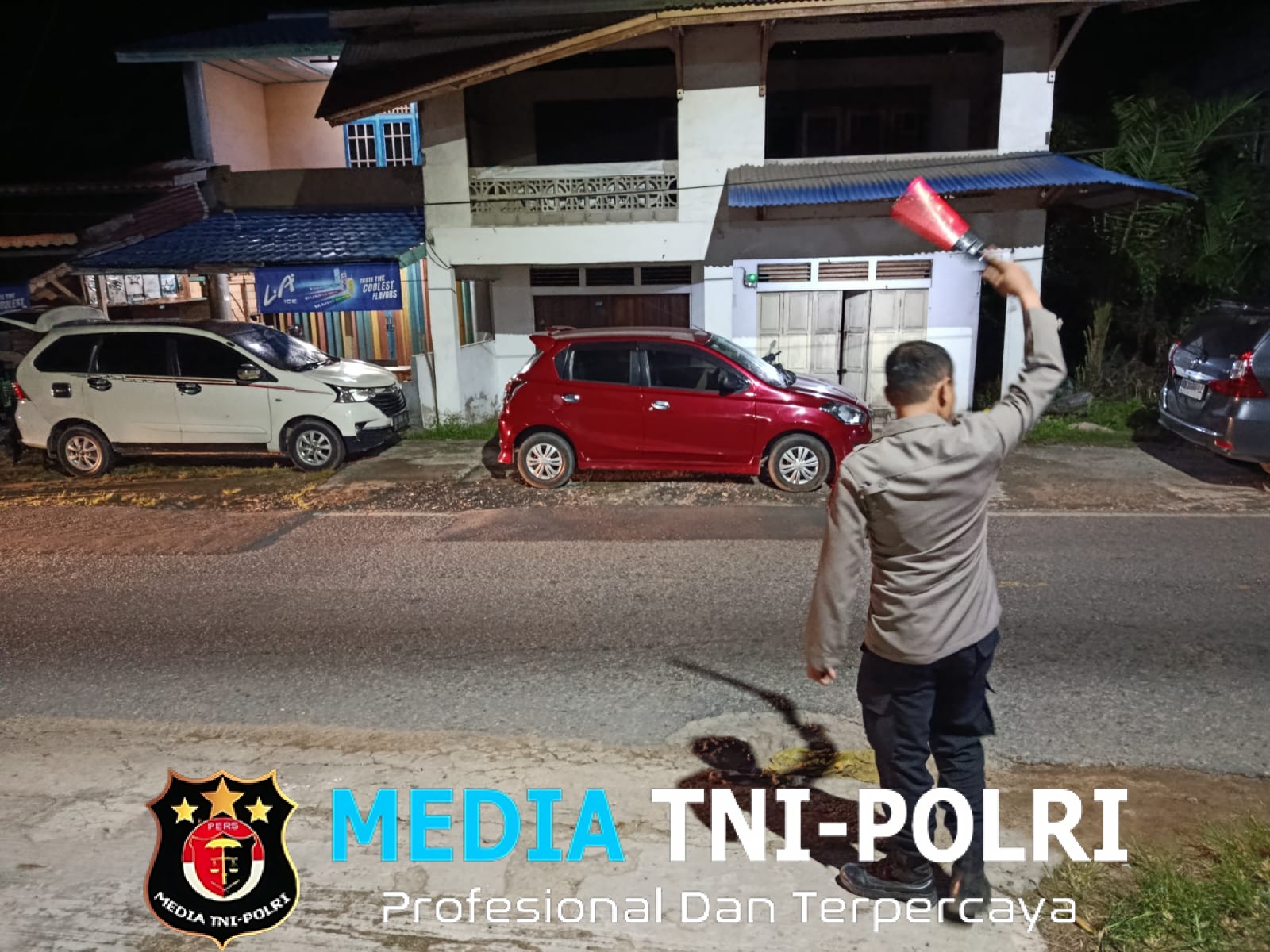 Pengamanan Ibadah Misa Kamis Putih Berjalan Aman dan Kondusif di Menjalin