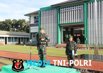 Perkuat Jiwa Nasionalisme, Dandim 0402/OKI Pimpin Upacara Bendera dengan Khidmat