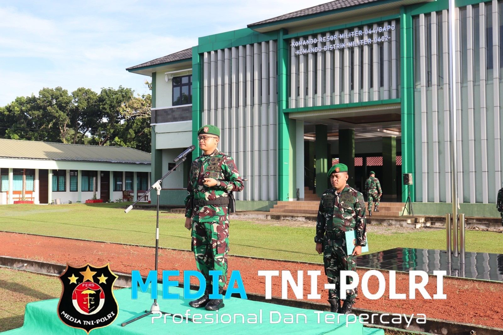 Perkuat Jiwa Nasionalisme, Dandim 0402/OKI Pimpin Upacara Bendera dengan Khidmat